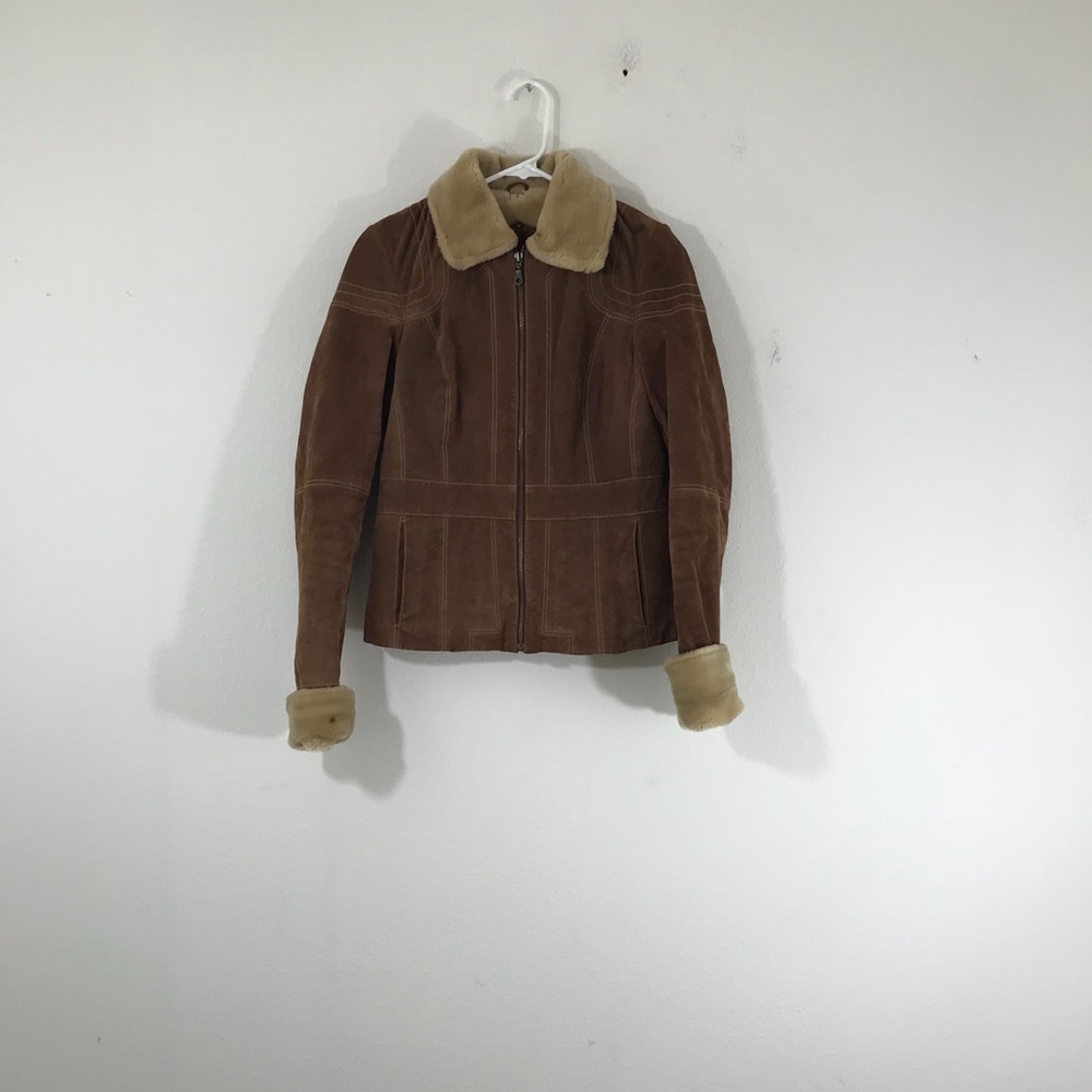 Wilson’s Leather Fur Lined Soft Leather Jacket S